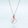Clear Quartz Sphere Clear Quartz Necklace