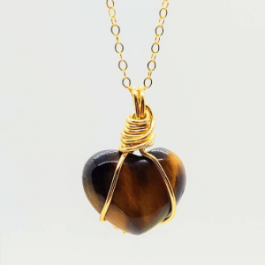 Tigers Eye Crystal Necklace
