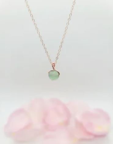 Aventurine-Beaded-Necklace Crystal Jewelry
