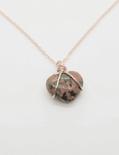 Unakite Healing Crystal Jewelry