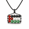 Black Palestianian Flag 2 palestine jewelry free palestine